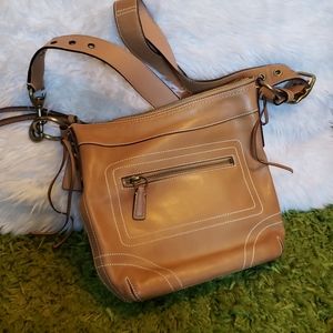 Tan Leather Coach purse